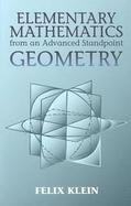Elementary Mathematics from an Advanced Standpoint Geometry cover