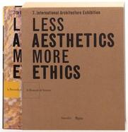 Less Aesthetics More Ethics cover