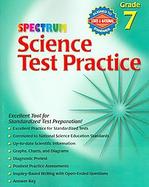 Spectrum Science Test Practice Grade 7 cover