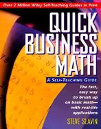 Quick Business Math A Self-Teaching Guide cover