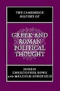 The Cambridge History of Greek And Roman Political Thought cover