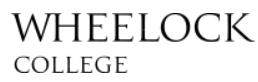 Wheelock College - Reset Your Password