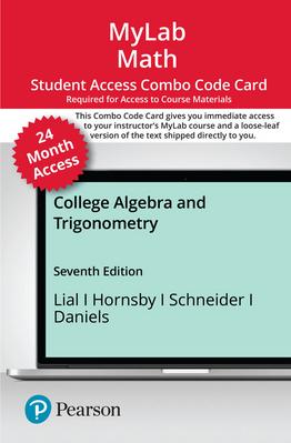 Multi Term MyLab Math with Pearson eText + Print Combo Access Code for ...