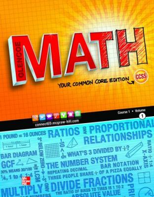 Product Details For Glencoe Math Course 1 Student Edition Volume 2 By Price