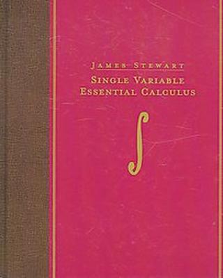 Essential Calculus Textbook Single Variable Essential Calculus by Stewart, James, ISBN ...