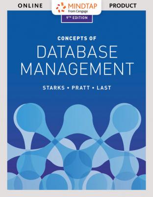 MindTap Computing for Starks/Pratt/Last's Concepts of Database ...