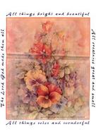 Floral Merchandise Bag: 7.5x10.5 cover