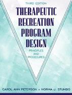 Therapeutic Recreation Program Design Principles and Procedures cover