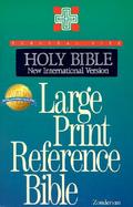 New International Version Large Print Reference Bible Navy Blue Leather Look Catalog No. 81250 cover
