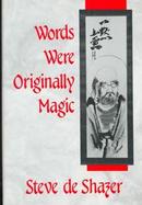 Words Were Originally Magic cover