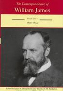The Correspondence of William James 1890-1894 (volume7) cover