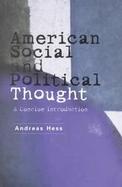 American Social and Political Thought A Concise Introduction cover