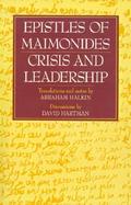 Epistles of Maimonides Crisis and Leadership cover
