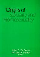 Origins of Sexuality and Homosexuality cover