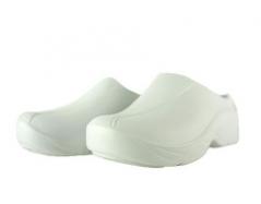 Strapless Clogs White Ladies Size 8/Mens Size 6 cover