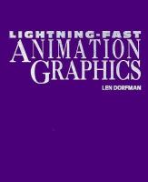 Lightning-Fast Animation Graphics/Book and Disk cover
