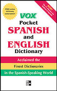 Vox Pocket Spanish-English Dictionary cover