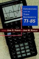 Explorations With the Texas Instruments Ti-85 cover