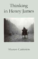 Thinking in Henry James cover