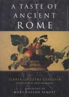 A Taste of Ancient Rome cover