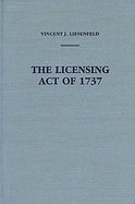 The Licensing Act of 1737 cover