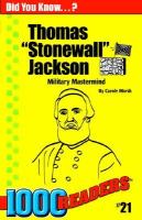 Thomas Stonewall Jackson Military Mastermind cover