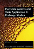 Plot Scale Models and Their Application to Recharge Studies Basics of Recharge and Discharge cover