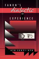 Fanon's Dialectic of Experience cover