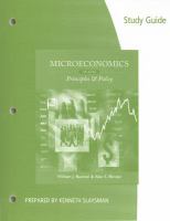 Study Guide for Baumol/Blinders Microeconomics, 12th cover