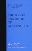 The Sphere and Duties of Government cover
