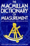 MacMillan Dictionary of Measurement cover