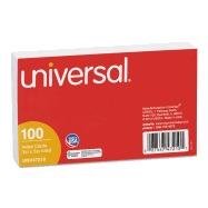 Ruled Index Cards, 3 x 5, White, 100/Pack cover