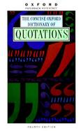 The Concise Oxford Dictionary of Quotations cover