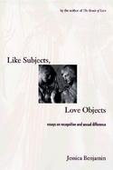 Like Subjects, Love Objects Essays on Recognition and Sexual Difference cover