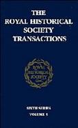 Transactions of the Royal Historical Society Sixth Series (volume5) cover