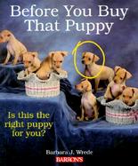 Before You Buy That Puppy cover