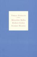 Three Stanzas Miroslaw Balka/Robert Gober/Seamus Heaney cover