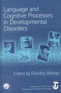 Language and Cognitive Processes in Development Disorders cover