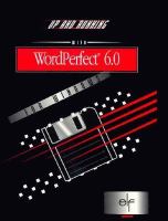 Up and Running with WordPerfect 6.0 for Windows cover
