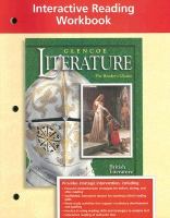 Glencoe Literature, Grade 12, Interactive Reading Workbook cover