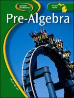 Pre-Algebra cover
