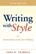 Writing with Style  Conversations on the Art of Writing cover