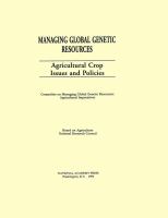 Agricultural Crop Issues and Policies cover