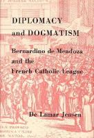 Diplomacy and Dogmatism: Bermardino de Mendoza cover