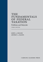Fundamentals Of Federal Taxation cover