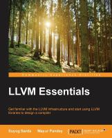 LLVM Essentials cover