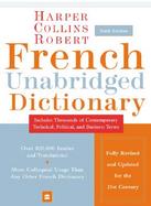 Harpercollins Robert French Unabridged Dictionary French-English/English-French cover