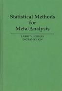 Statistical Methods for Meta-Analysis cover