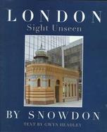 London: Sight Unseen cover