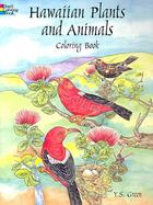 Hawaiian Plants and Animals Coloring Book cover